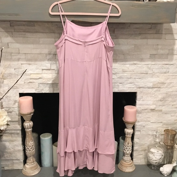 LAUREN CONRAD LAVENDER MAXI DRESS SIZE LARGE - Picture 2 of 6
